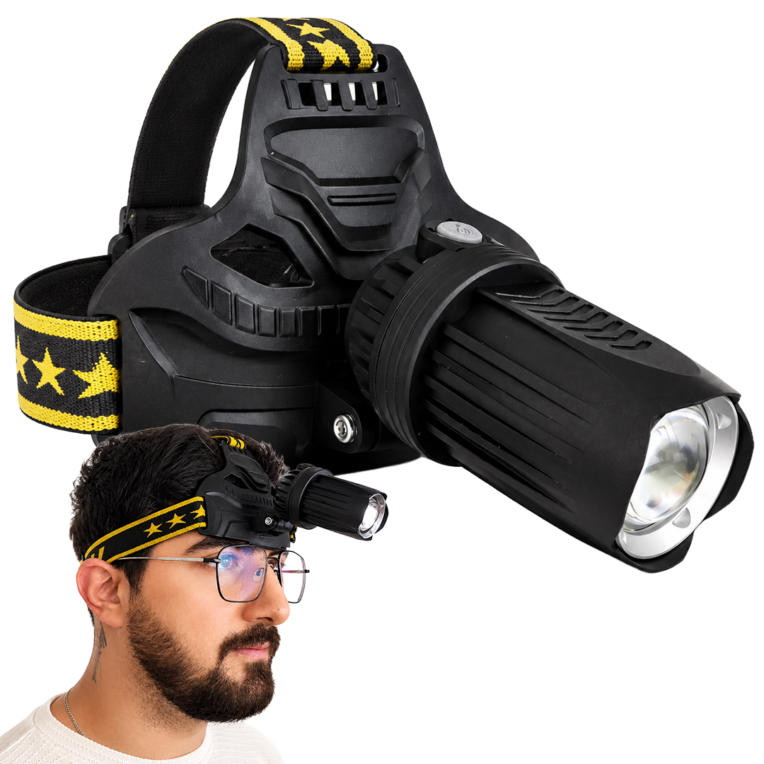 POWERMASTER MX-W643 ŞARJLI PROFESYONEL 200 WATT POWER LEDLİ KAFA FENERİ