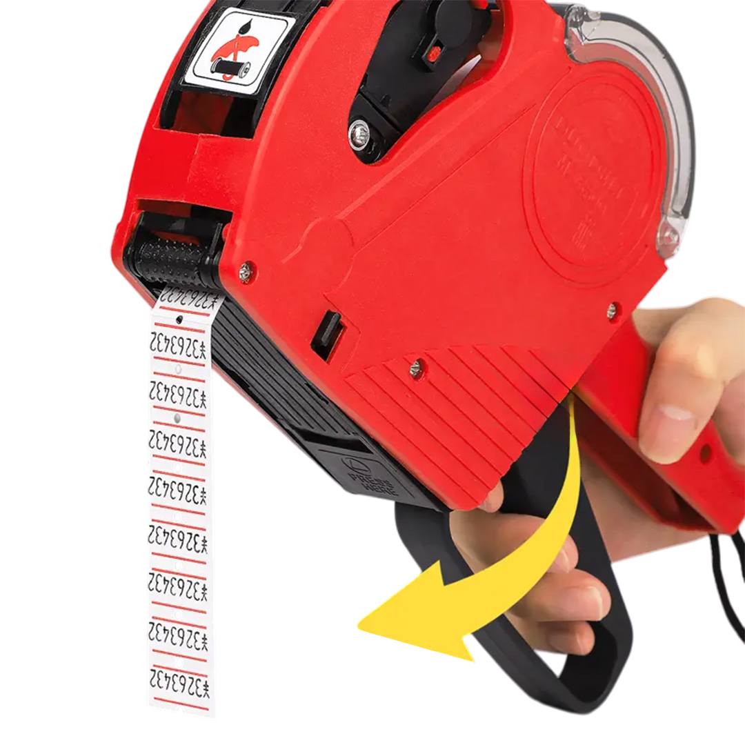 POWERMASTER MX6600 ETİKET MAKİNESİ 8 KARAKTER (TL-USD-$-¥-EXP-HK-RS-€-NO-RP-RM) 230X135X40MM