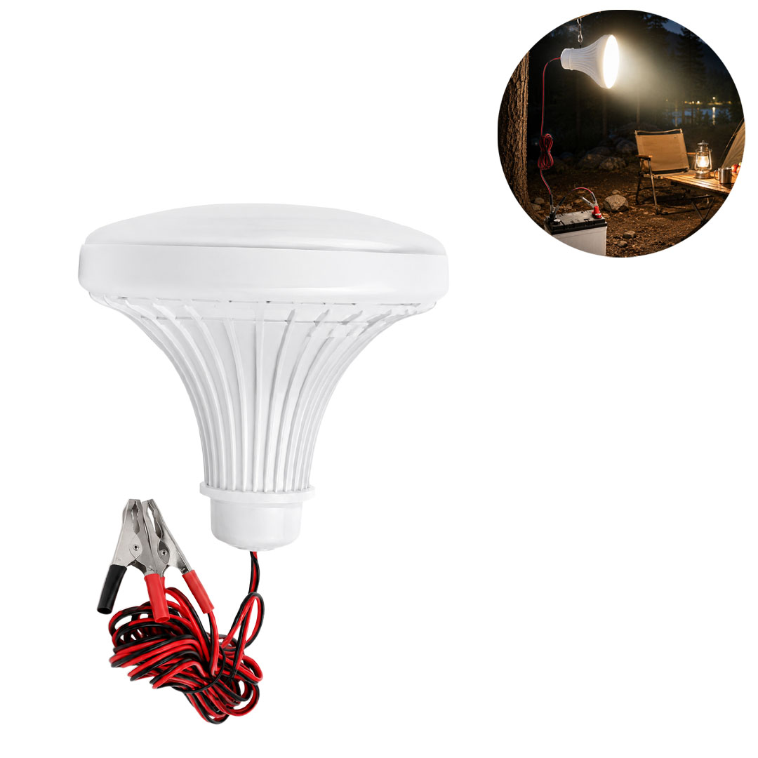 POWERMASTER PM-13211 12 VOLT - 24 WATT 2 METRE KABLOLU AKÜ MAŞALI LED AMPUL
