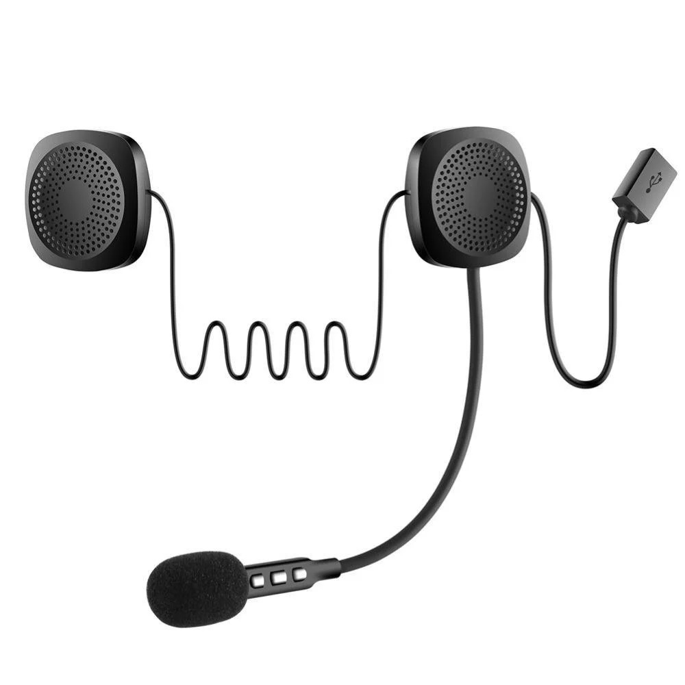 POWERMASTER PM-14283 BLUETOOTH'LU ŞARJLI KASK İÇİ MOTOSİKLET HOPARLÖR VE MİKROFON SETİ