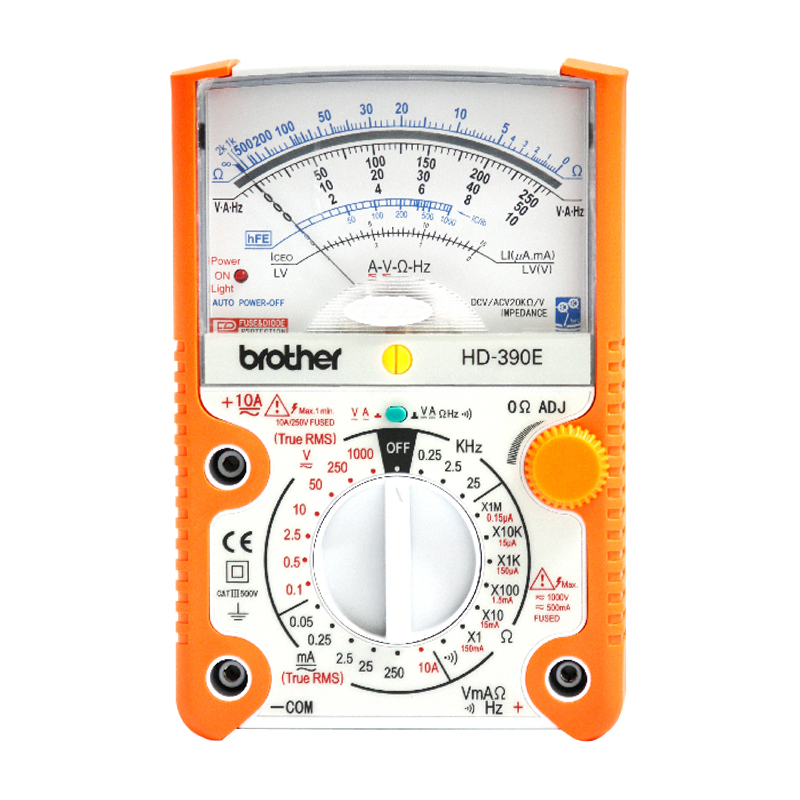 POWERMASTER PM-15902 BROTHER HD-390E ANALOG MULTİMETRE ÖLÇÜ ALETİ