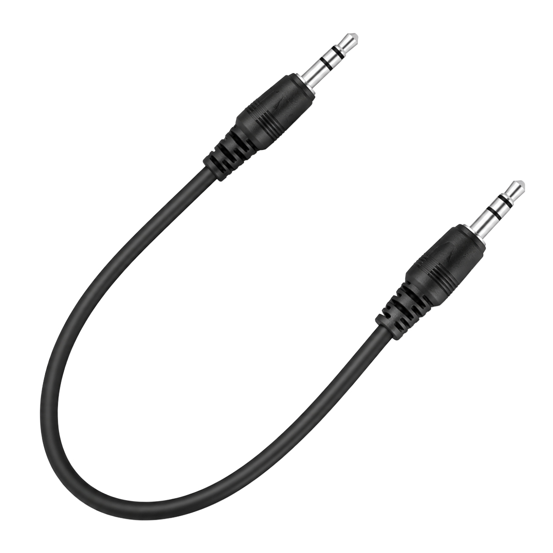 POWERMASTER PM-1842 SİYAH 3.5MM ERKEK-ERKEK 20CM STEREO SES KABLOSU