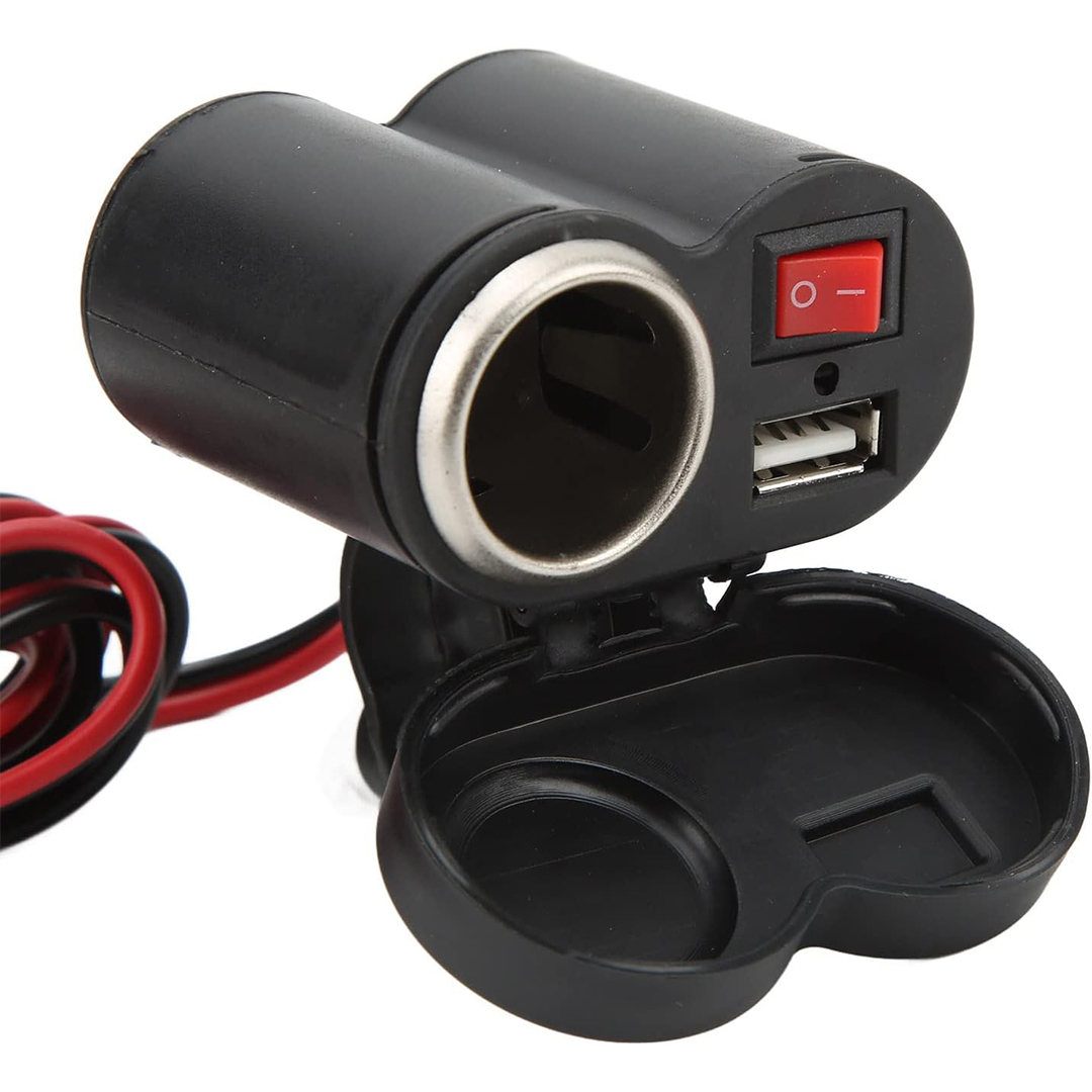 POWERMASTER PM-20493 DC 12-45V MOTOSİKLET ÇAKMAKLIK USB ŞARJ SOKETİ