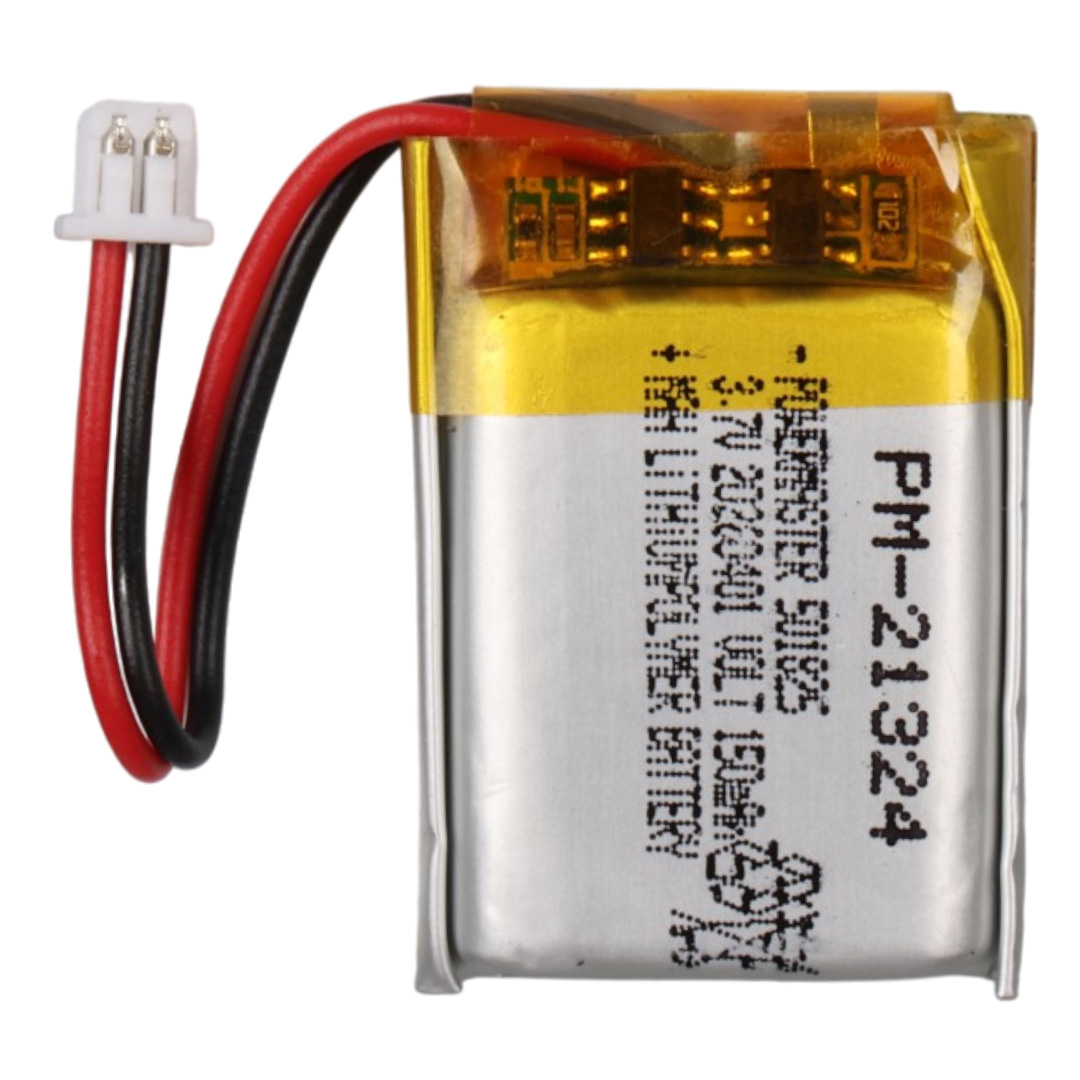 POWERMASTER PM-21324 3.7V 150MAH 501825 3.5MM SOKETLİ LİTYUM POLİMER (Lİ-PO) BATARYA ŞARJ EDİLEBİLİR CİKLET PİL