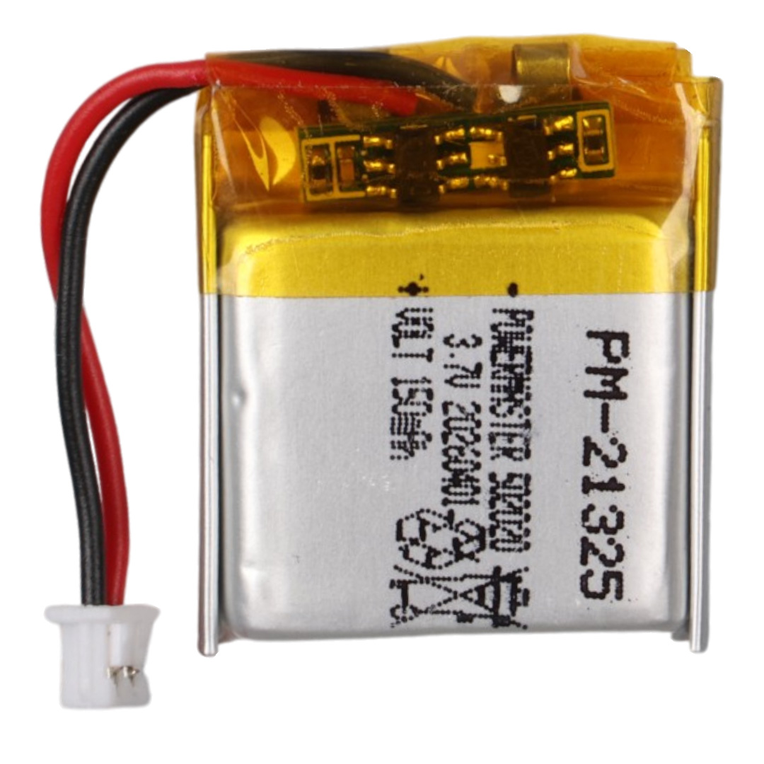 POWERMASTER PM-21325 3.7V 150MAH 502020 3.5MM SOKETLİ LİTYUM POLİMER (Lİ-PO) BATARYA ŞARJ EDİLEBİLİR CİKLET PİL