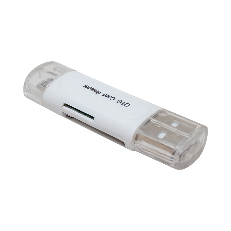 POWERMASTER PM-2426 BEYAZ USB TO MİCRO USB + KART OKUYUCU OTG ÇEVİRİCİ