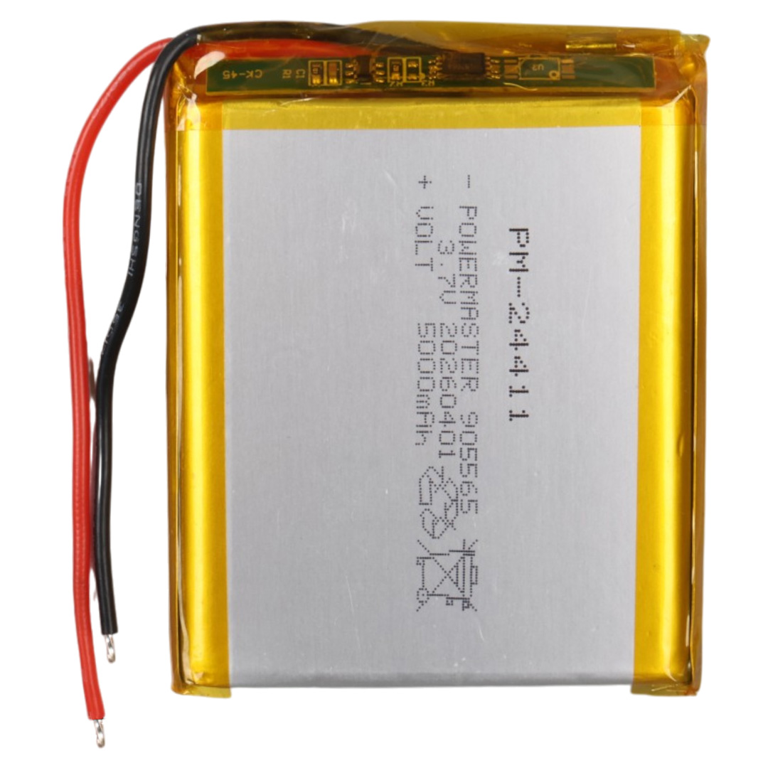 POWERMASTER PM-24411 3.7V 5.000MAH 905565 SOKETSİZ LİTYUM POLİMER (Lİ-PO) BATARYA ŞARJ EDİLEBİLİR CİKLET PİL