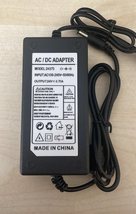 POWERMASTER PM-24792 24 VOLT - 3.75 AMPER 5.5*2.5 MM UÇLU NOTEBOOK ADAPTÖR