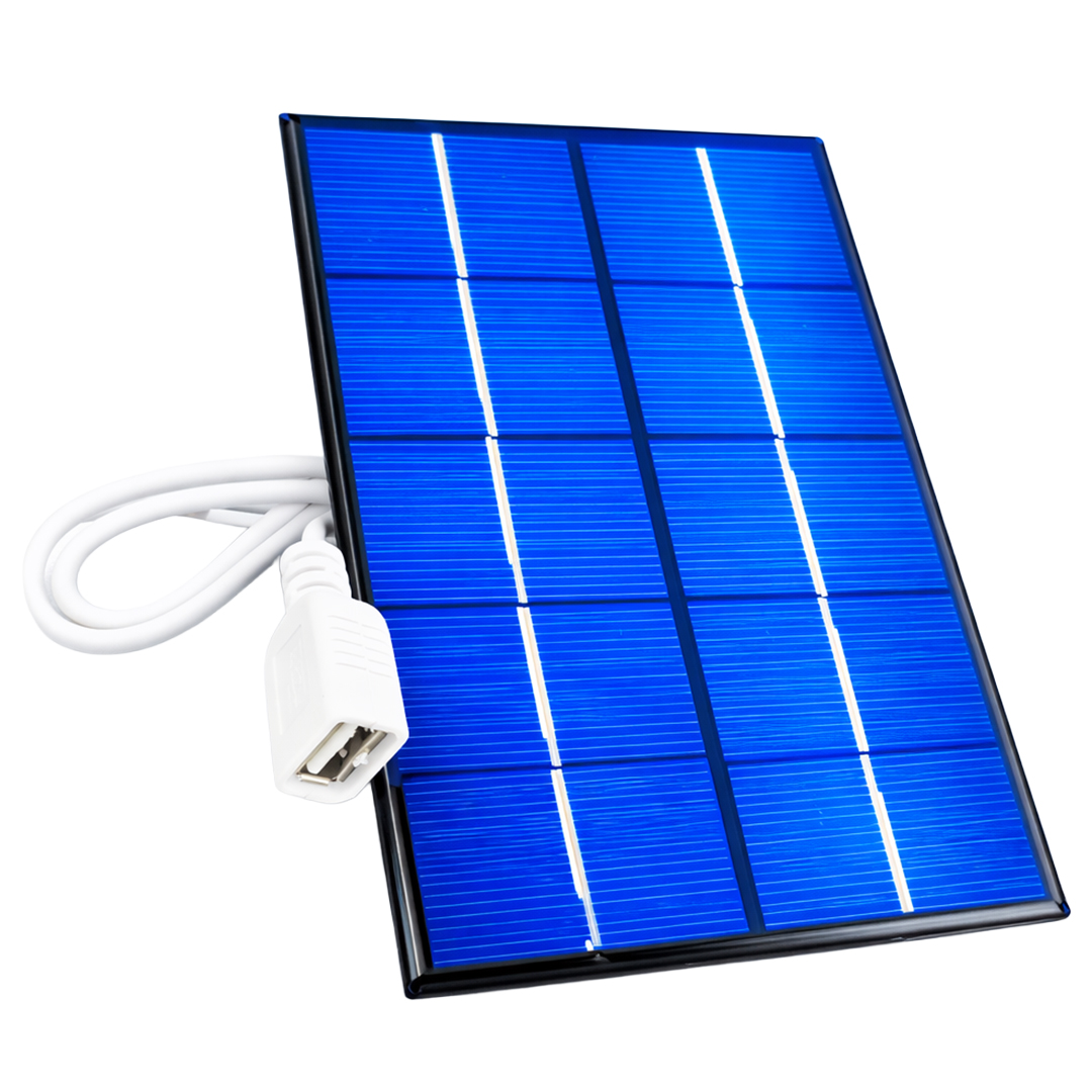 POWERMASTER PM-24920 5V 2W USB ŞARJ ÇIKIŞLI TAŞINABİLİR OUTDOOR MİNİ SOLAR GÜNEŞ PANELİ 88X142MM