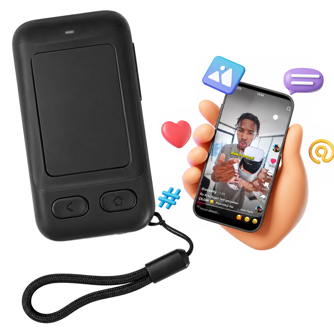 POWERMASTER PM-24935 DOKUNMATİK YÜZEYLİ KABLOSUZ BLUETOOTH AKILLI TELEFON KUMANDASI KAMERA TİKTOK REELS KONTROLLER