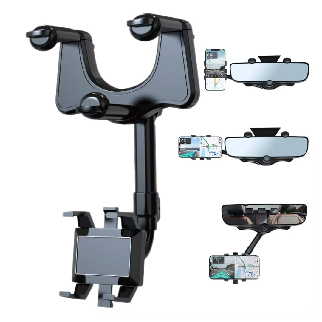 POWERMASTER PM-25159 360 DERECE AYARLANIR ARAÇ İÇİ DİKİZ AYNASI TELEFON TUTUCU