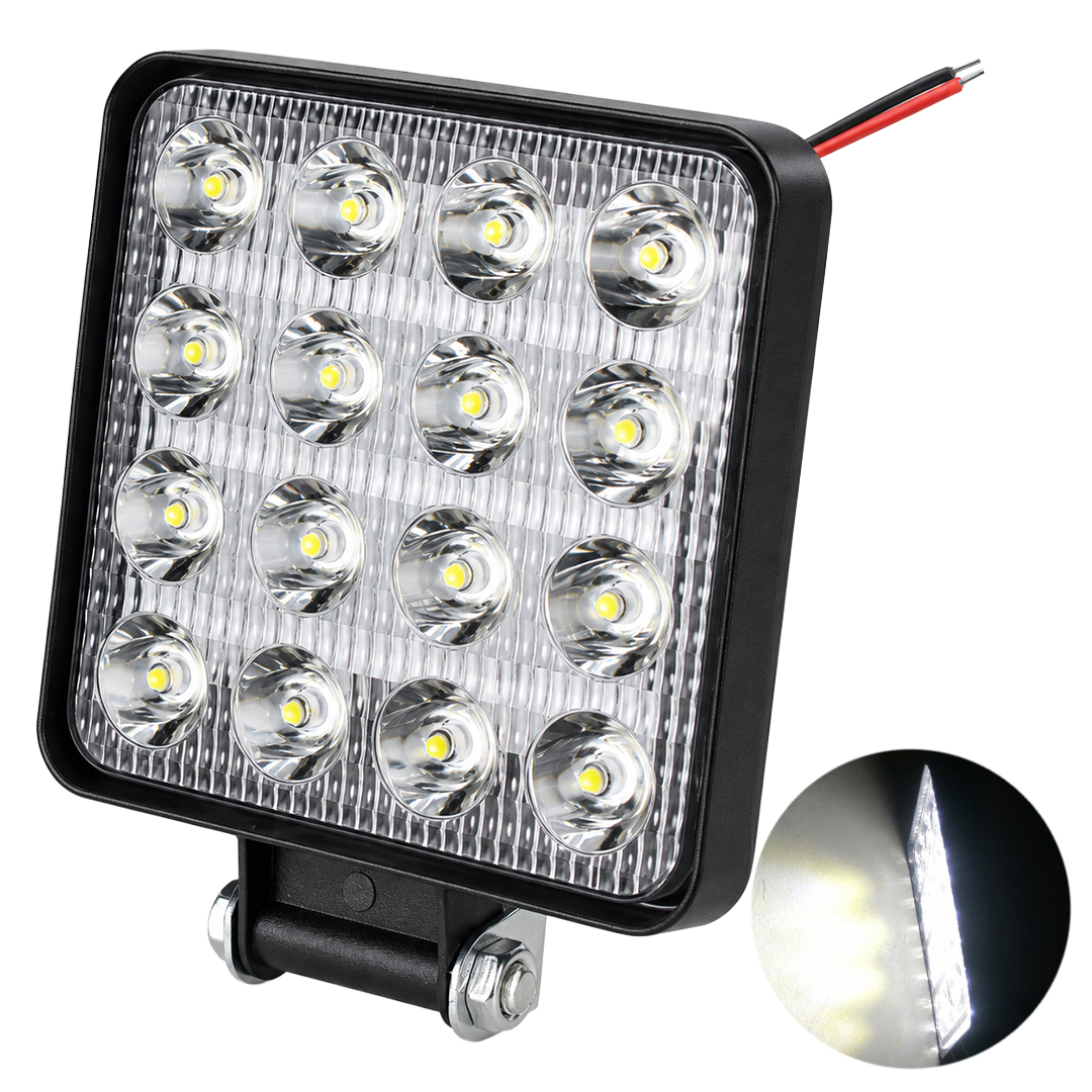 POWERMASTER PM-25309 SUV - OFF ROAD - MOTOSİKLET FARI SİS LAMBASI BEYAZ 6500K LED 12 VOLT 48 WATT