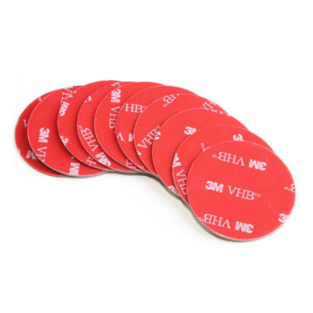 POWERMASTER PM-25706 30MM YUVARLAK 3M ÇİFT TARAFLI BANT (10'LU PAKET)