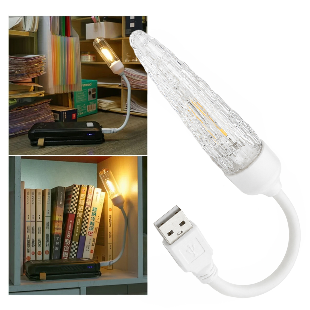 POWERMASTER PM-25793 ESNEK GÖVDELİ USB GÜNIŞIĞI COB LED EDİSON MASA VE KİTAP OKUMA LAMBASI