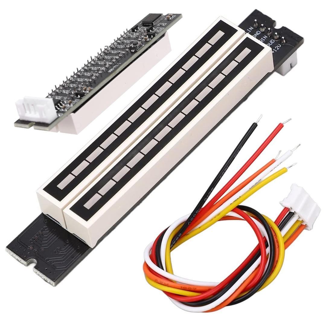 POWERMASTER PM-26793 12 BIT LED MÜZİK SEVİYESİ GÖSTERGE MODÜLÜ TURUNCU KIRMIZI DC12VOLT