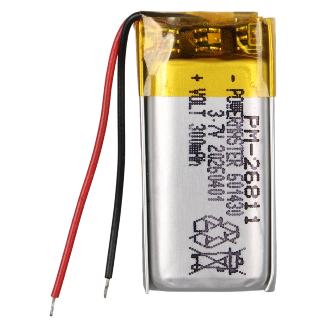 POWERMASTER PM-26811 3.7V 300MAH 501430 SOKETSİZ LİTYUM POLİMER (Lİ-PO) BATARYA ŞARJ EDİLEBİLİR CİKLET PİL