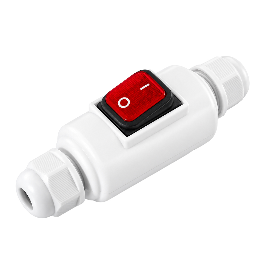 POWERMASTER PM-26936 SU GEÇİRMEZ BEYAZ SWİTCH 4 PİN 6A-250VAC