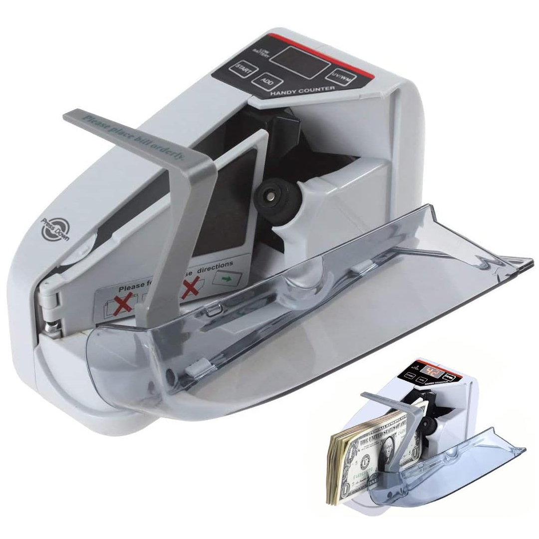 POWERMASTER PM-27184 TAŞINABİLİR DC 5V MİNİ UV IŞIK PARA SAYMA VE KONTROL MAKİNESİ