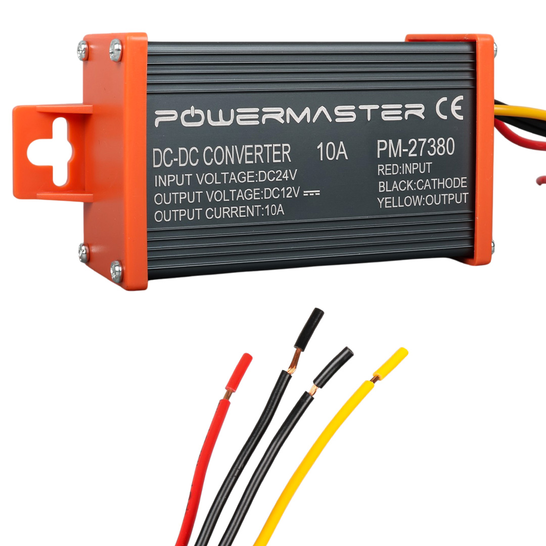 POWERMASTER PM-27380 24V DC / 12V DC 10 AMPER OTO KONVERTÖR