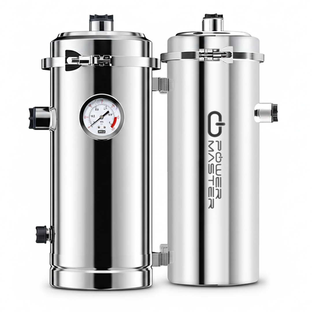 POWERMASTER PM-28652 ANA HAT SU ARITMA SİSTEMİ 3.000 L/SAAT PASLANMAZ ÇELİK GÖVDELİ YIKANABİLİR UF-PVDF FİLTRELİ