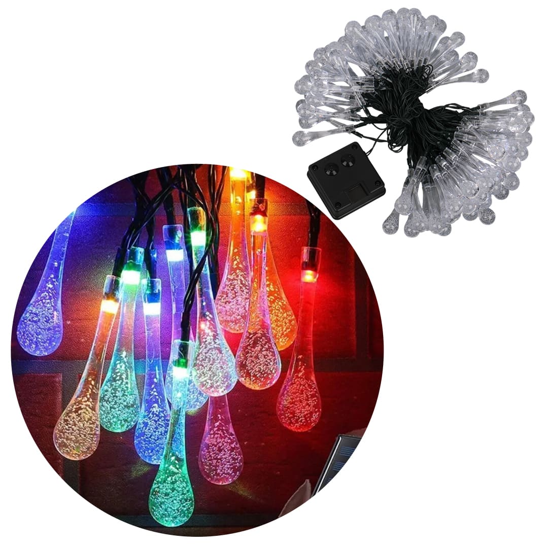 POWERMASTER PM-29078 DC 5V 12 METRE SOLAR SU DAMLASI ŞEKLİNDE BAHÇE AYDINLATMA