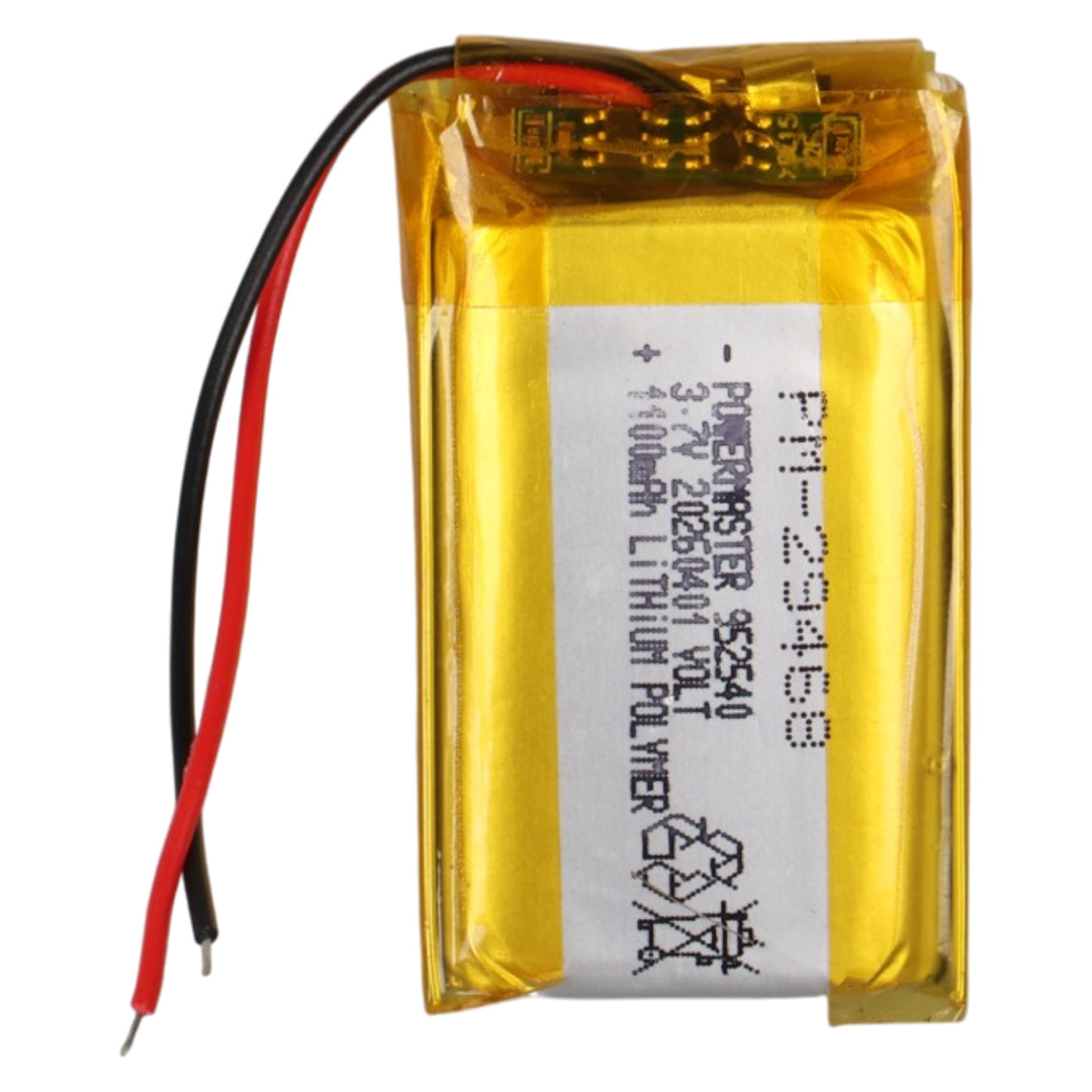 POWERMASTER PM-29468 3.7V 1.100MAH 952540 SOKETSİZ LİTYUM POLİMER (Lİ-PO) BATARYA ŞARJ EDİLEBİLİR CİKLET PİL