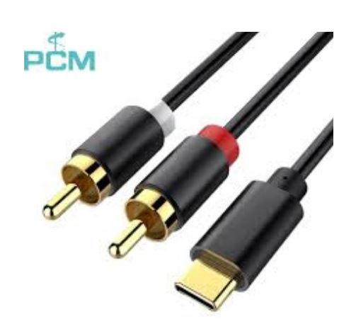 POWERMASTER PM-29963 2XRCA TO TYPE-C 2 METRE KABLO