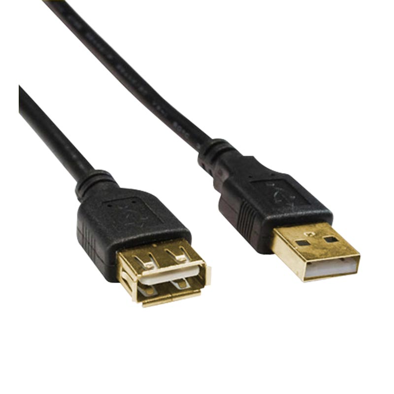 POWERMASTER PM-31240 SİYAH USB 2.0  GOLD 10 METRE UZATMA KABLOSU