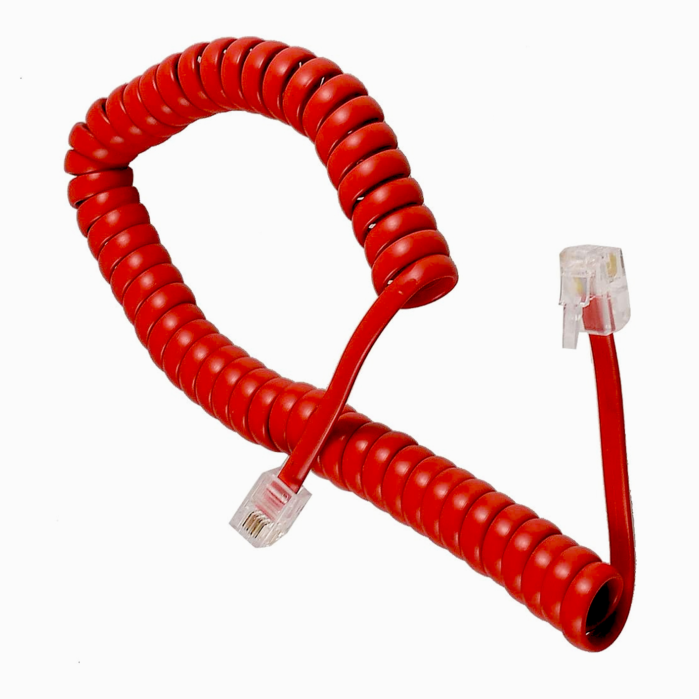 POWERMASTER PM-3344 KIRMIZI TELEFON SPİRAL KABLOSU