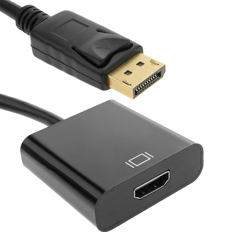 POWERMASTER PM-34219 DISPLAY PORT TO HDMI DİŞİ 25 CM ÇEVİRİCİ KABLO