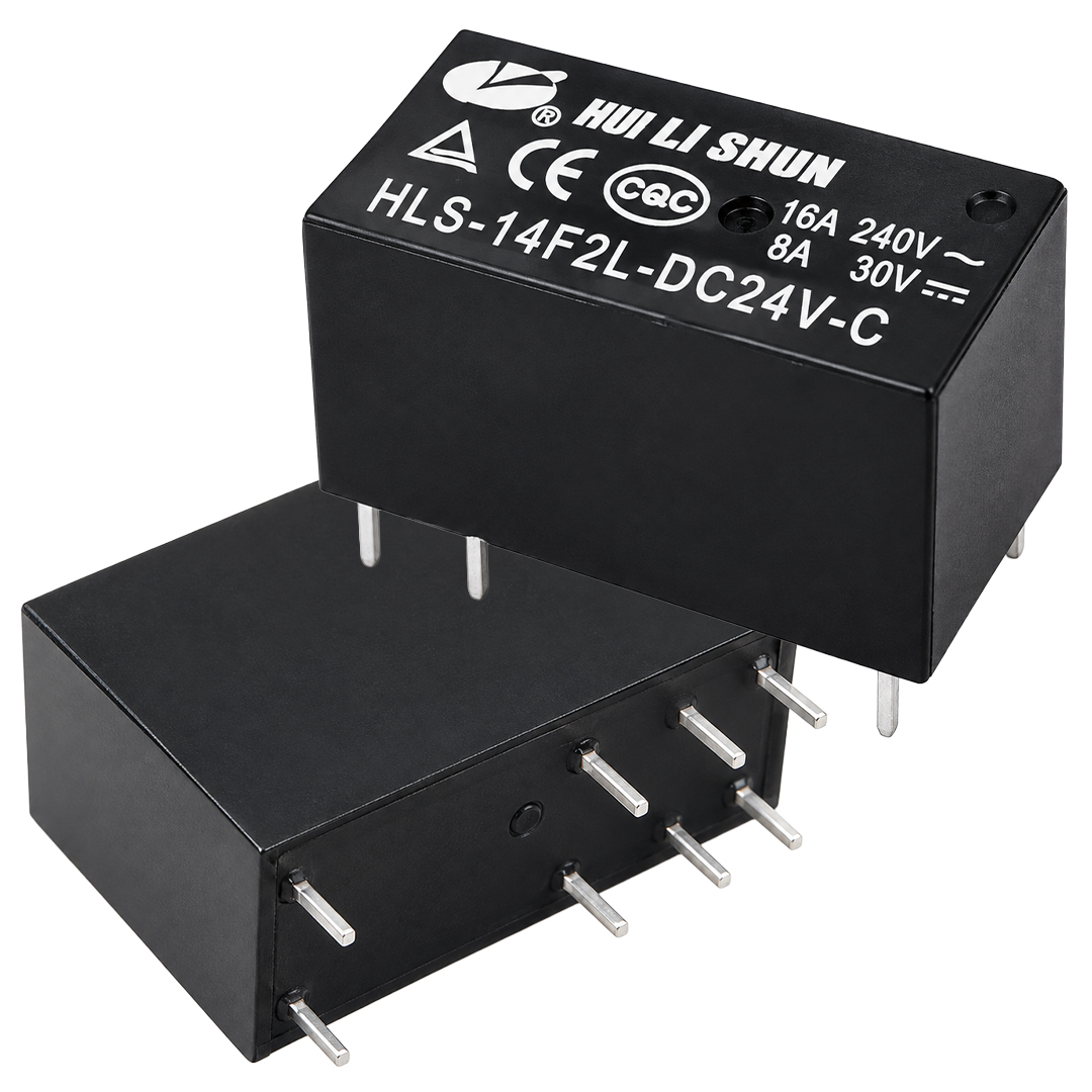 POWERMASTER PM-38756 HLS-14F2L-DC24V-C 24V DC 16A 240VAC 8 PİN PCB GÜÇ RÖLESİ