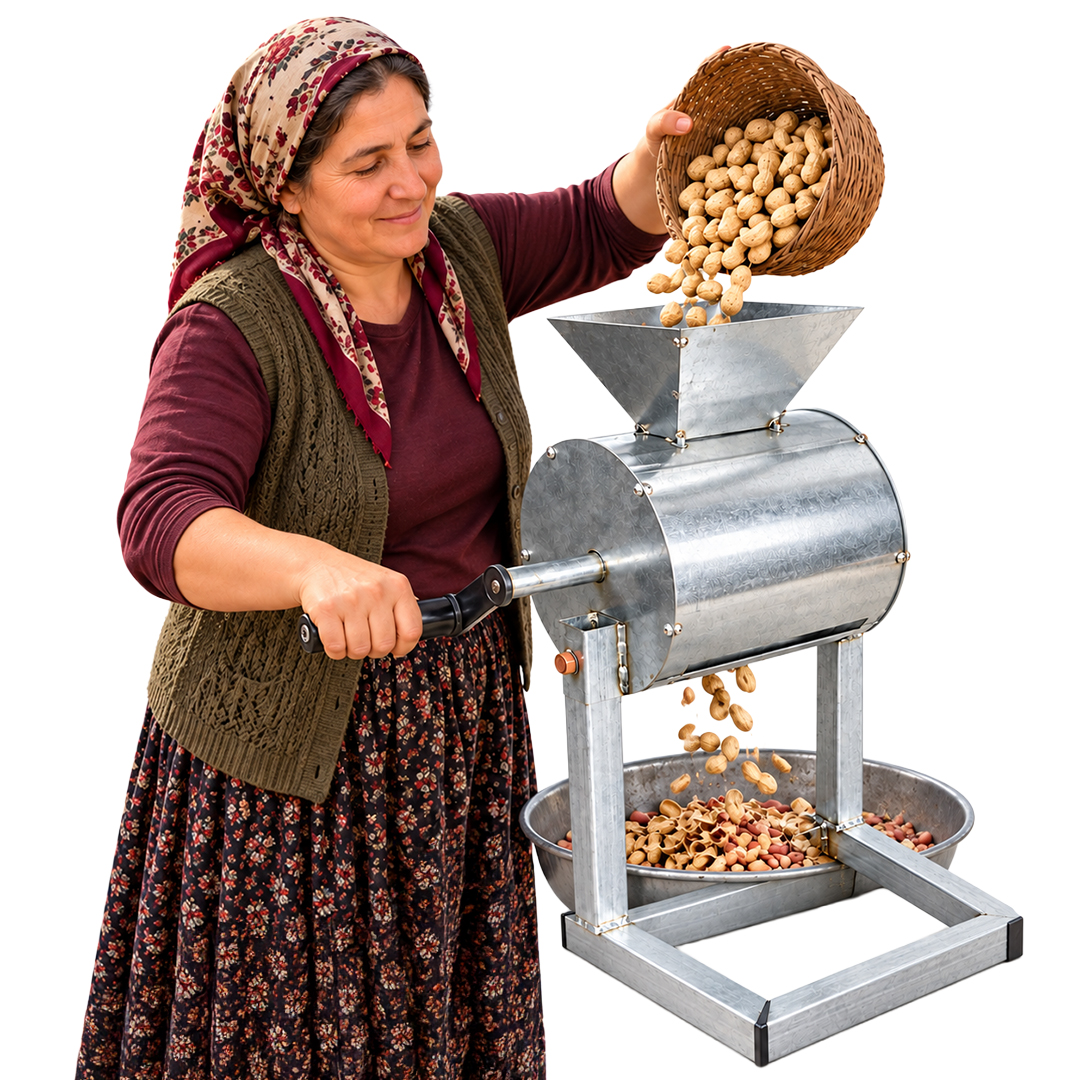 POWERMASTER PM-38902 MANUEL YER FISTIĞI SOYMA MAKİNESİ METAL PROFİL GÖVDELİ
