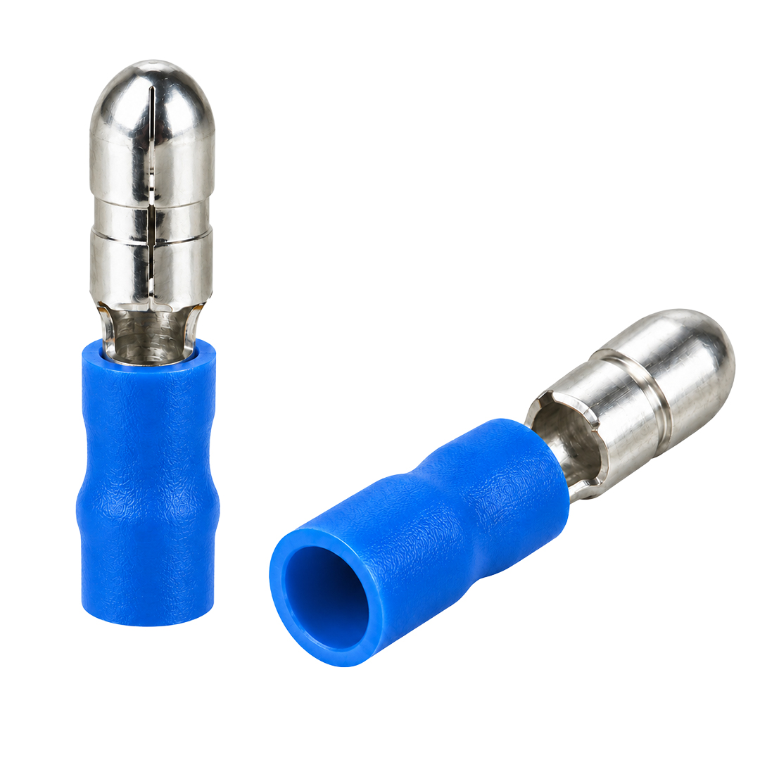 POWERMASTER PM-39062 1,5 - 2,5MM2 KESİT 21,5X4X5,5MM SOKET MAVİ İZOLELİ KABLO PABUCU (100'LÜ PAKET)