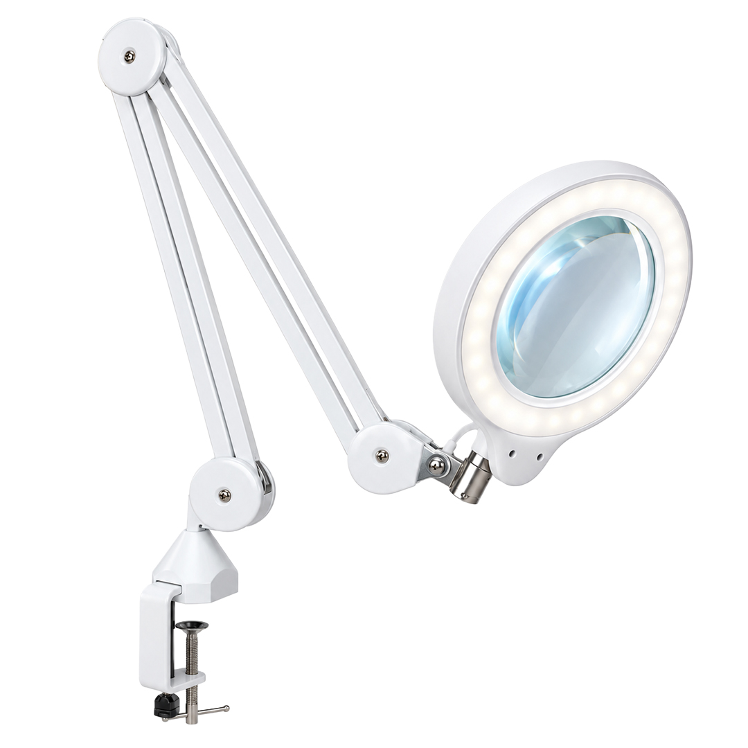 POWERMASTER PM-4300 AKROBAT MASA LAMBASI MERCEKLİ BÜYÜTEÇ DOKUNMATİK DİMMERLİ LED AYDINLATMALI
