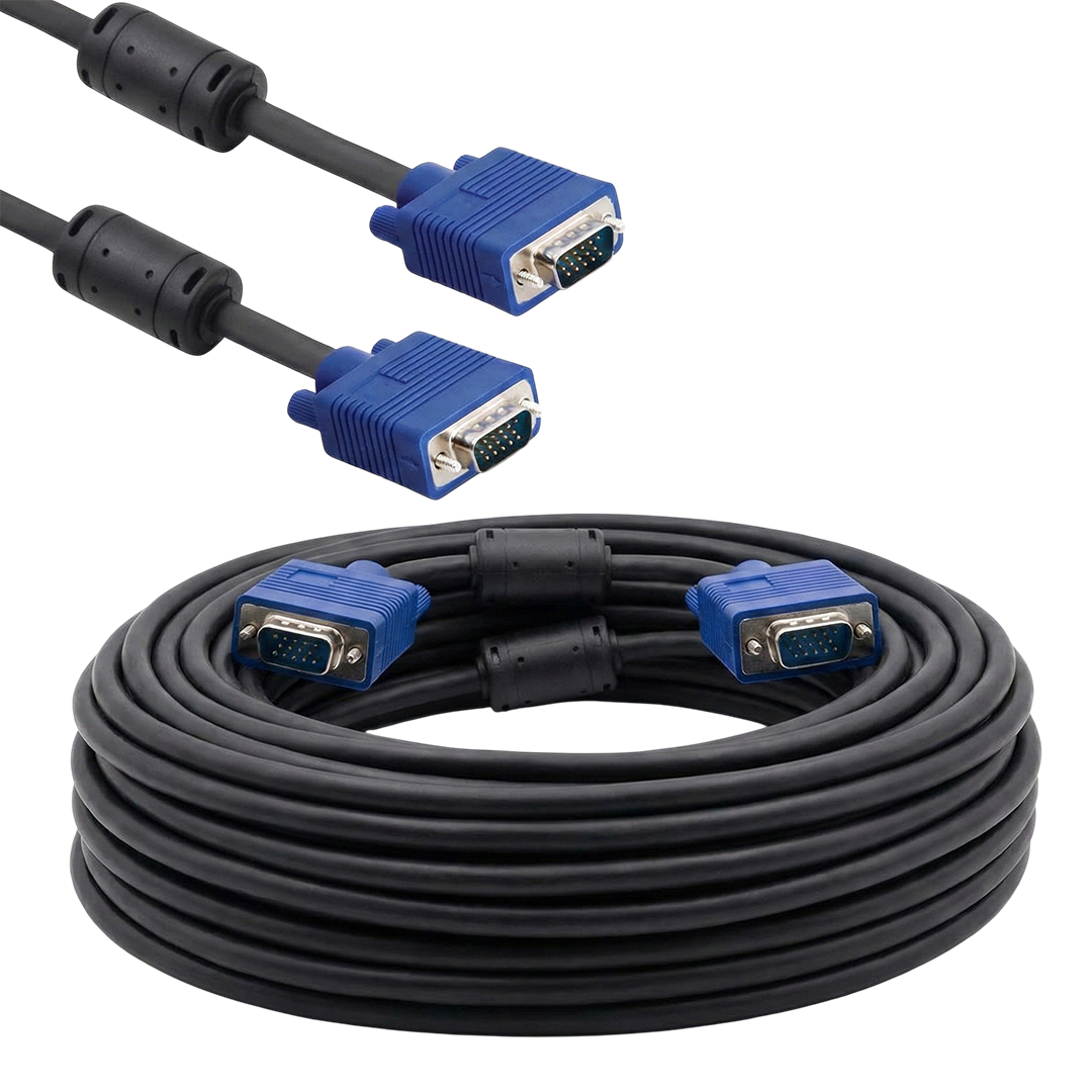 POWERMASTER PM-4424 15 PİN ERKEK/ERKEK 20 METRE VGA KABLO