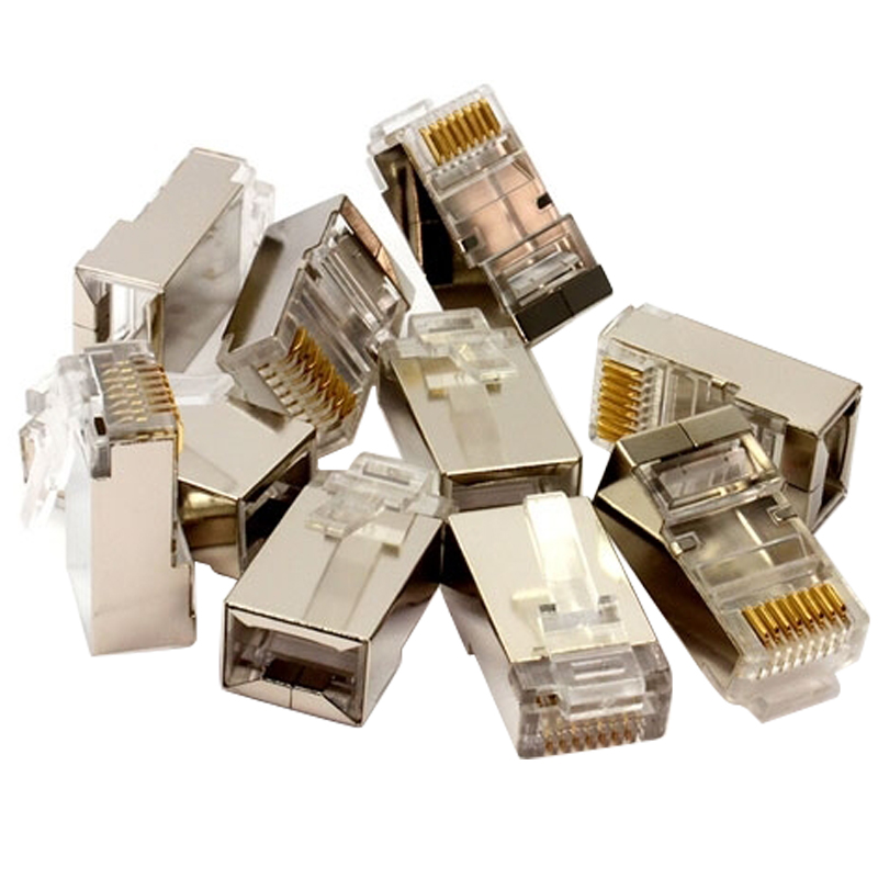 POWERMASTER PM-4426 METAL RJ45 CAT6 METAL UÇ 8P/8C SHIELD (100'LÜ PAKET FİYATI)