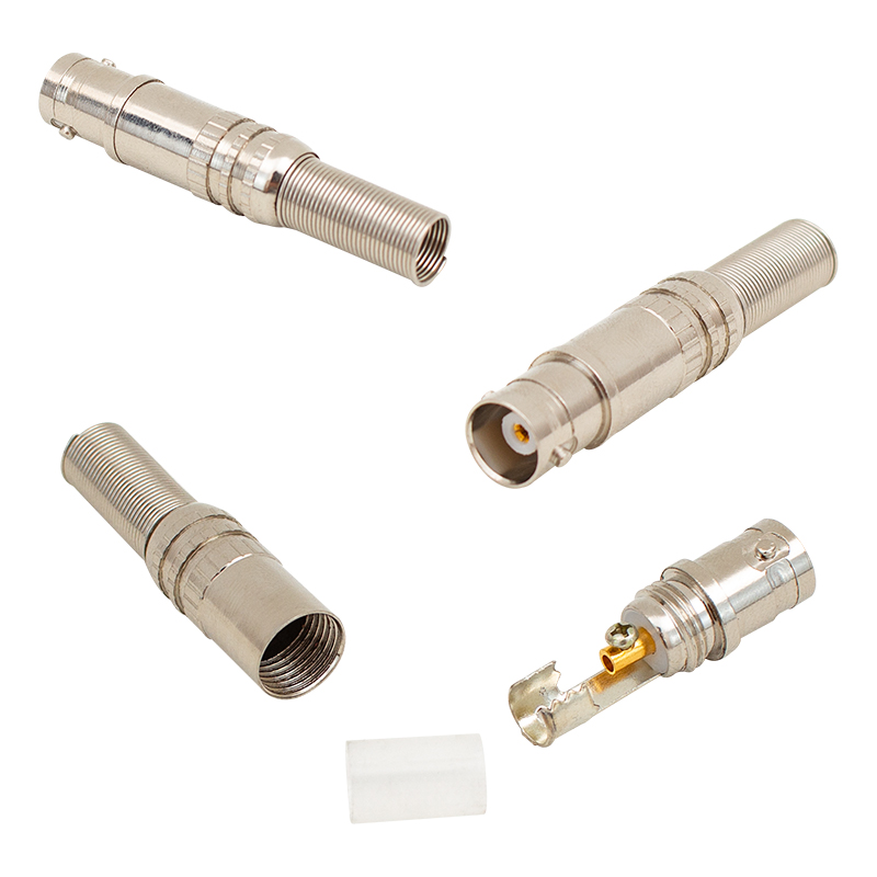POWERMASTER PM-7729 METAL YAYLI BNC DİŞİ FİŞ KOAKSİYEL KABLO BAĞLANTI SOKETİ
