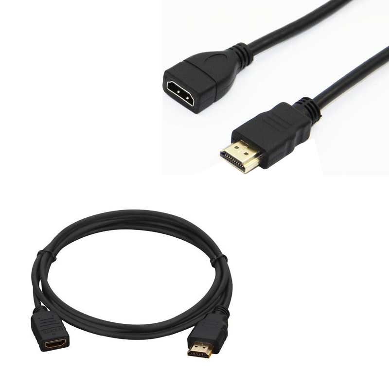 POWERMASTER PM-8801 ERKEK DİŞİ GOLD UÇLU 50 CM UZATMA HDMI KABLO (MİNİ HD REC. İÇİN)