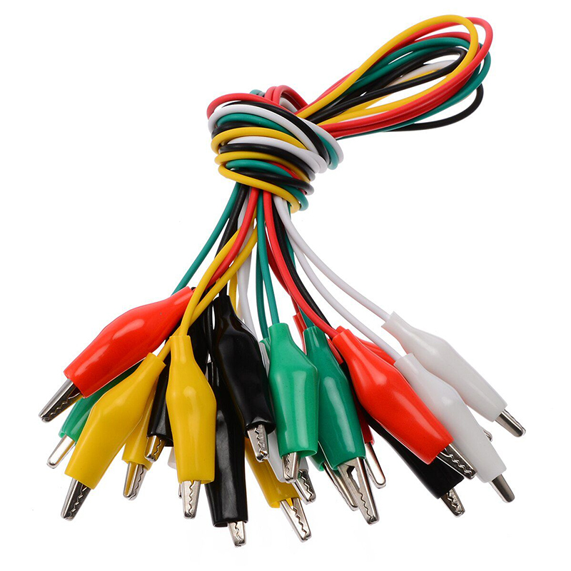 POWERMASTER PM09-5013 RENKLİ KÜÇÜK KABLOLU KROKODİL (10'LU PAKET)