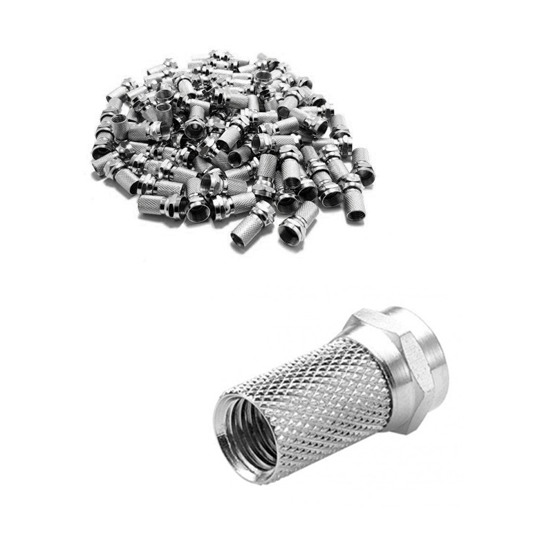 POWERMASTER RG6/U6 GENİŞ F KONNEKTÖR (100'LÜ PAKET) 1. KALİTE KANGFA