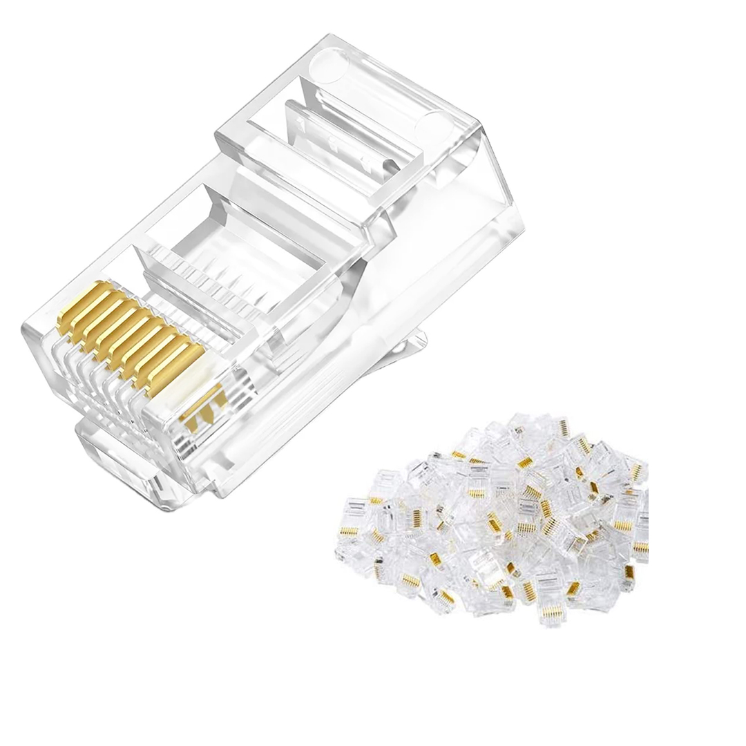 POWERMASTER RJ45 CAT5/CAT6 8P8C UÇ (100'LÜK POŞET)
