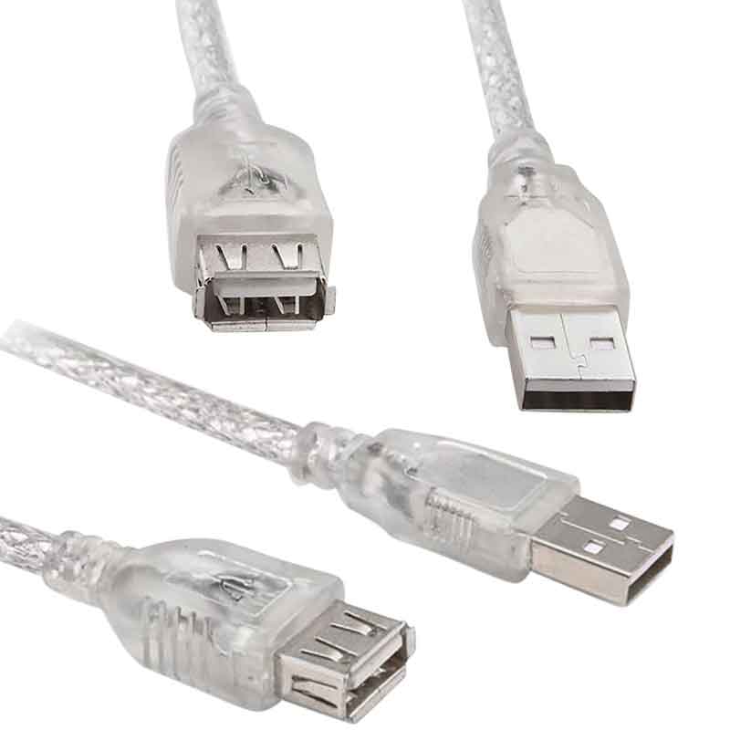 POWERMASTER USB 2.0 ŞEFFAF 10 METRE USB UZATMA KABLOSU