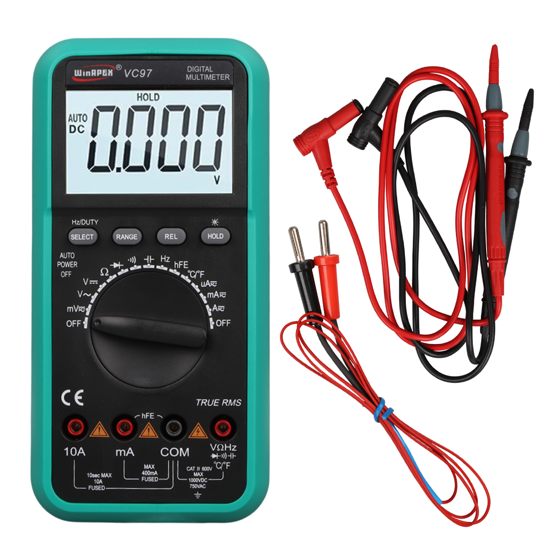 POWERMASTER VC-97 AC-DC ÖLÇER DİJİTAL ÖLÇÜ ALETİ BUZZERLI