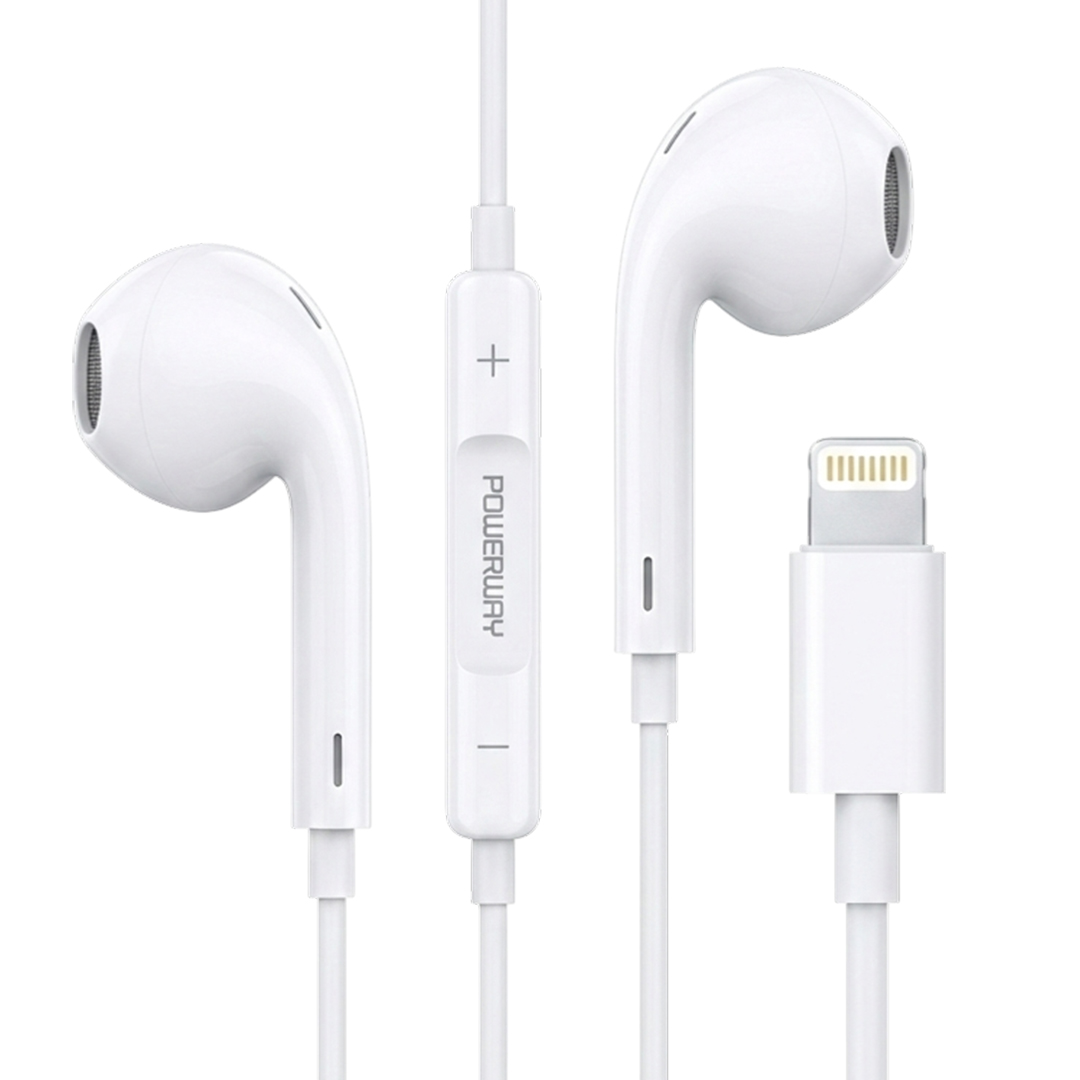 POWERWAY EARTON IPHONE LİGHTNİNG KONNEKTÖRLÜ STEREO KULAKLIK