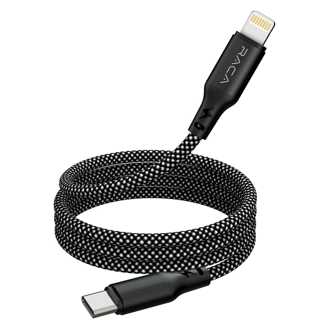 RACA RC20L 35 WATT TYPE-C TO LİGHTNİNG MANYETİK ŞARJ KABLOSU (1 METRE) - SİYAH