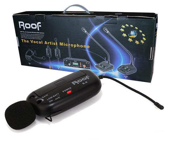ROOF R-9 UHV B-C BANDI YAKA MİKROFONU [İÇERİSİNDE YALNIZ YAKA VAR