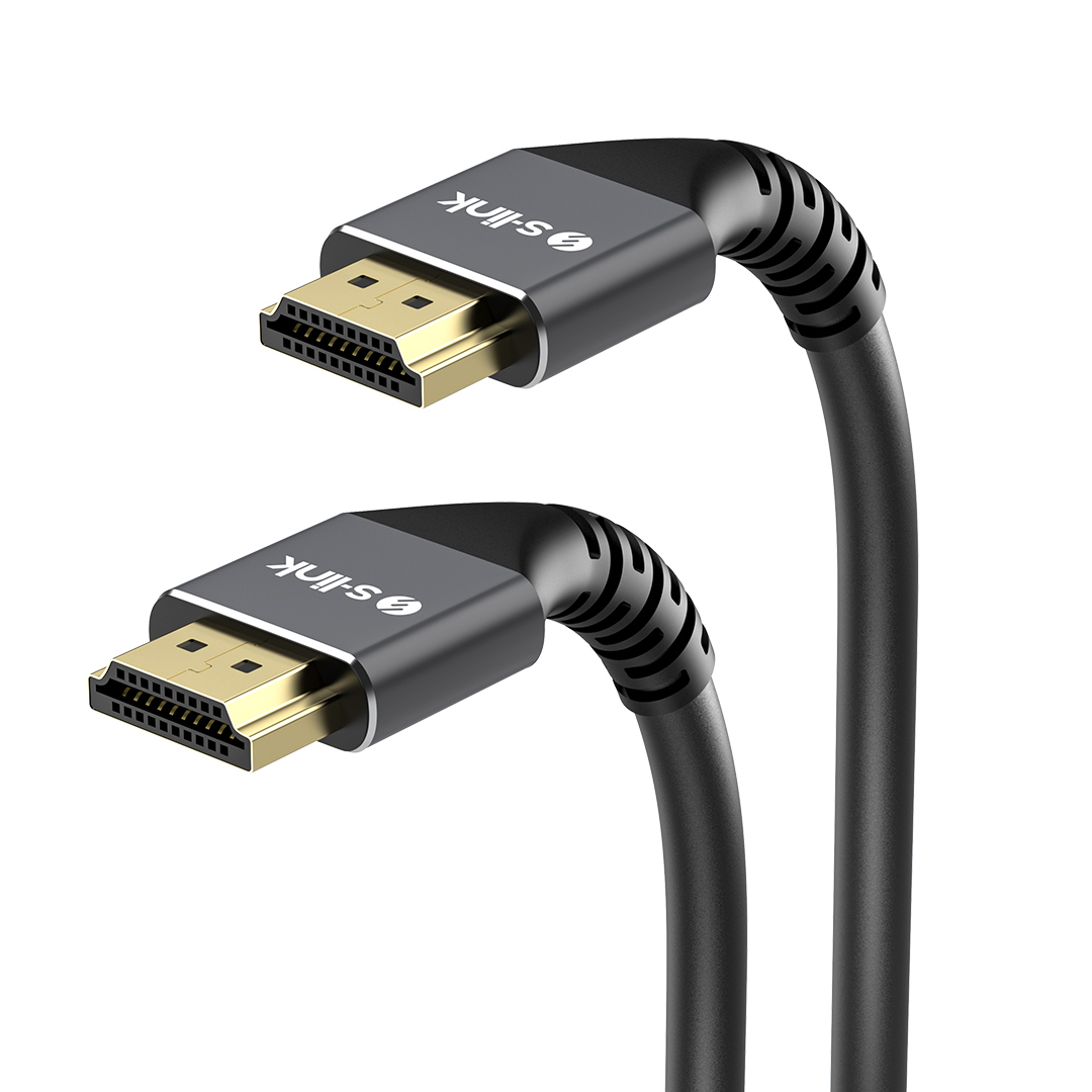 S-LİNK SLX-HD4K015 1.5 METRE 4K 60HZ HDMI KABLO METAL KORUMALI V2.0 ULTRA HD SES VE GÖRÜNTÜ KABLOSU