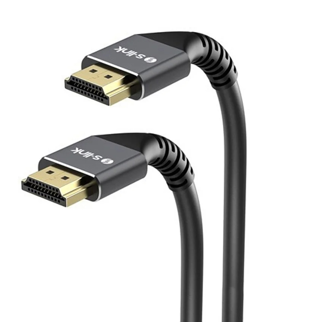 S-LINK SLX-HD4K05 19+1 5 METRE V2.0 4K 60HZ METAL HDMI KABLO