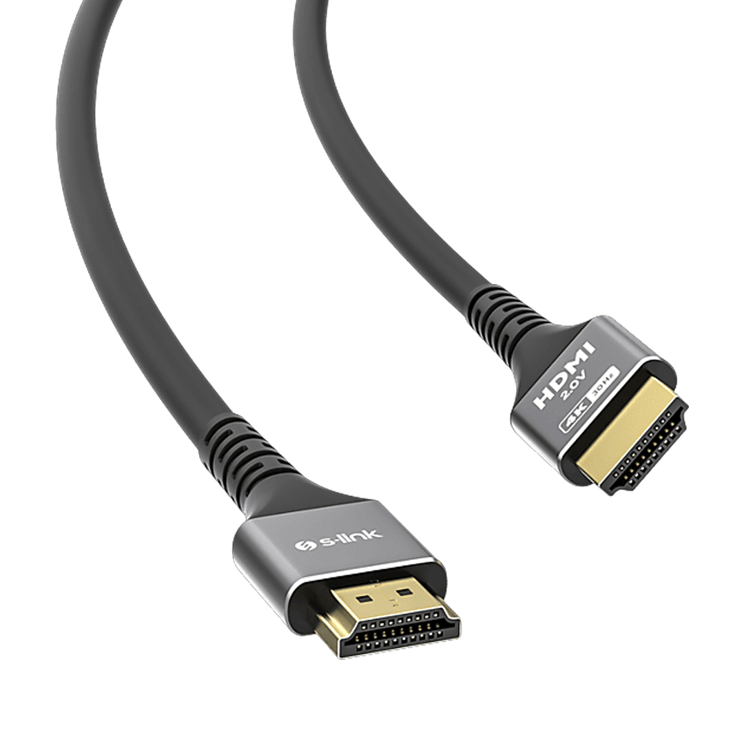 S-LINK SLX-HD4K15 19+1 15 METRE METAL HDMI KABLO V2.0 4K 30HZ (4096X2160)