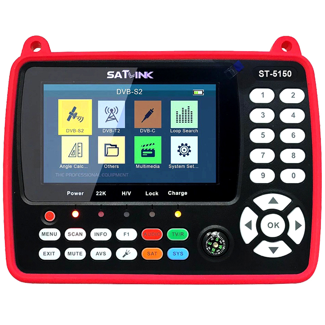 SATLINK ST-5150 FULL HD COMBO DVB-S/S2/C/T/T2  - 4.3'' EKRANLI GÖRÜNTÜLÜ HD UYDU YÖN BULUCU